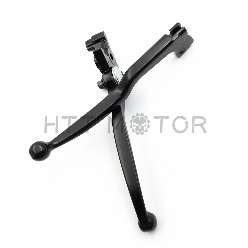 Black Brake Clutch Levers Hand Controls for 1999-2008 Suzuki SV650 SV650S - Image 4 of 4