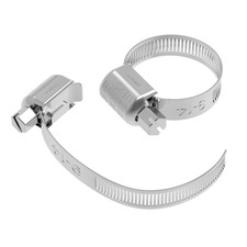 5x Rohrschellen Aus Verzinktem Stahl – Mit Gummiprofil, Für Schläuche & Kabel, Größe 14 Mm
