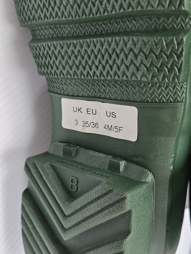NEW IN BOX Original Tall Hunter Rainboots US 4M, EURO 35/36, Matte Green W23177 - Picture 9 of 12