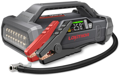 #ad #ad Lokithor JA400 1750A 12V Lithium Battery Jump Starter with 150PSI Air Compressor $69.96
