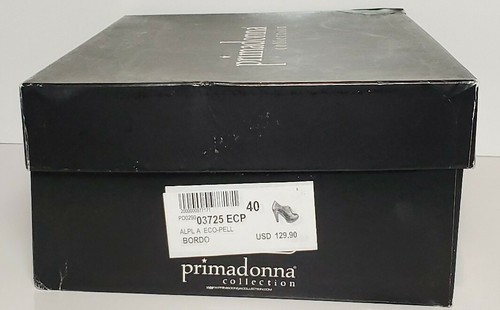 PRIMADONNA COLLECTION WOMEN SIZE EURO 40 MAROON 4 IN HEELS NEW / BOX 03725 - Picture 12 of 12