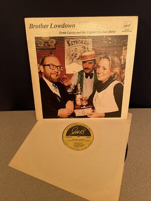 Carson Capital City Jazz Band Brother Lowdown GHB 95  vinyl lp record