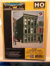 Design Preservation Models 11800 First National Bank - HO Scale Building Kit HH