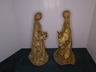 Vintage Folk Art Dolls Stiffened Fabric — photo 4
