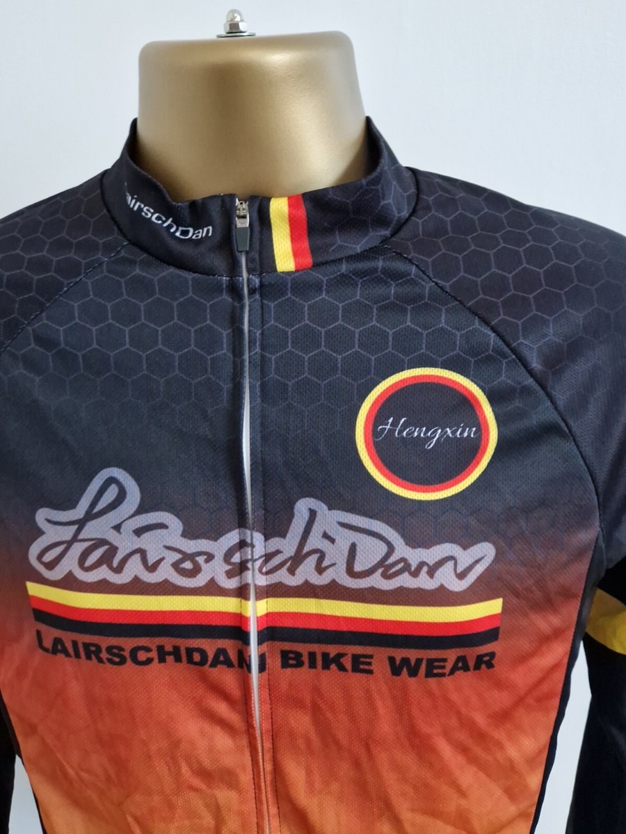 LAIRSCHDAN BIKE WEAR CYCLING JERSEY MEN SIZE M LONG SLEEVES UK