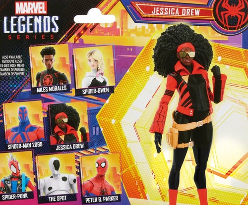 Marvel Legends Retro Cardback 6" Spider-Man Across the Spider-Verse Jessica Drew - Picture 9 of 9