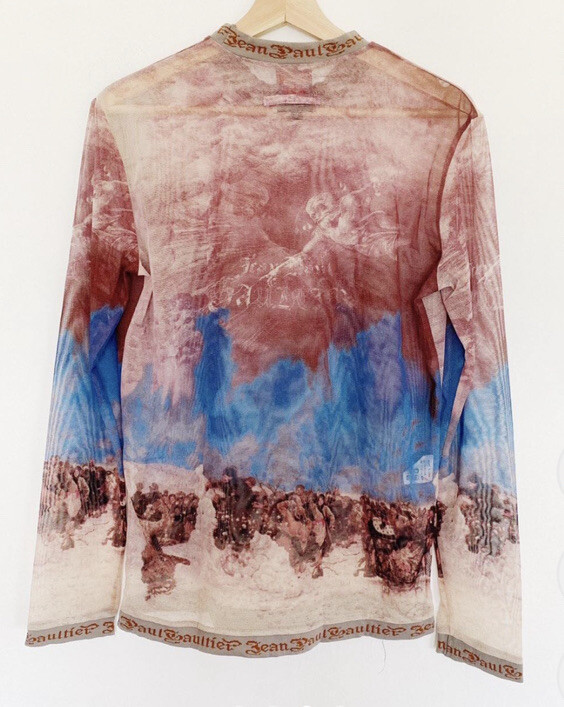 Jean Paul Gaultier CLASSIQUE “Eskimo Print” Mesh Top | eBay