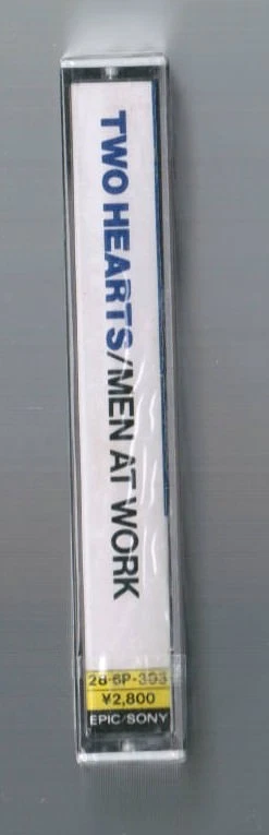 Sealed MEN AT WORK Two Hearts JAPAN CASSETTE 28.6P-303 1985 issue  Free S&H/P&P - Image 4 of 4