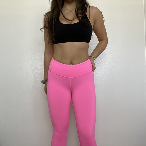 Lululemon 2 Leggings Neon Pink