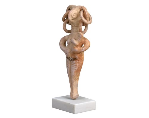 Astarte Ishtar Aphrodite Goddess Female Small Terracotta Clay Figurine Ancient - 第 2/5 張圖片