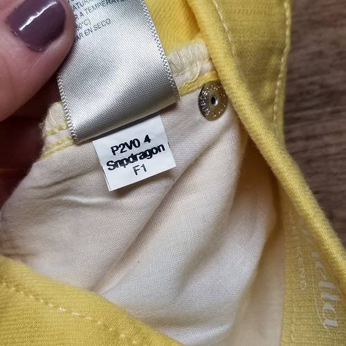 Rafaella Weekend Womans Size 6 Yellow Capri Pant - Picture 4 of 8