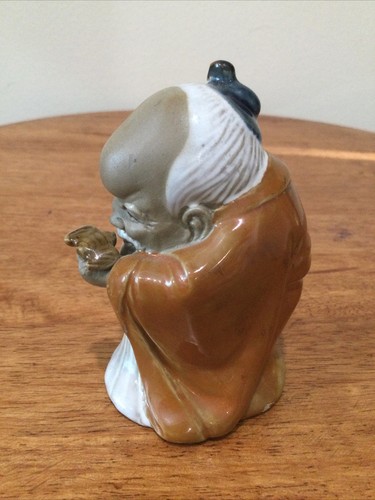 Vintage Chinese Glazed MUDMAN Figurine Art Pottery Collection - Picture 9 of 15
