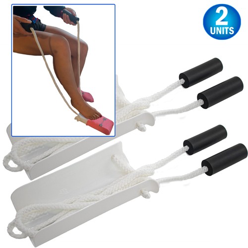 Sock Slider Aid Shoe Horn  Adjustable 40" Cords Easy On and Off Stocking Slider - Picture 1 of 9