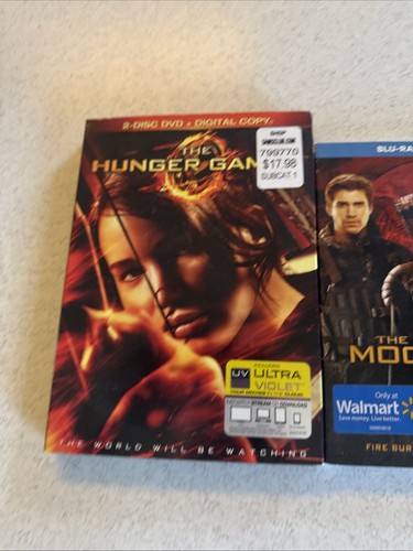 The Hunger Games 6 DVD / BLU Ray Lot, Catching Fire VG Mockingjay NIB Hunger VG - Imagen 11 de 12