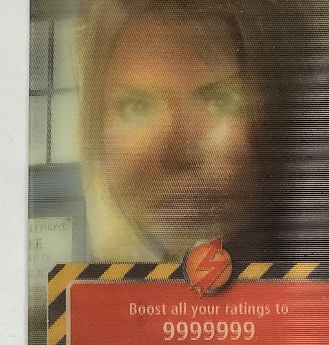Tarjeta holo lenticular dorada rara BBC Doctor Who Super Rose Battles In Time 2006 - Imagen 7 de 18