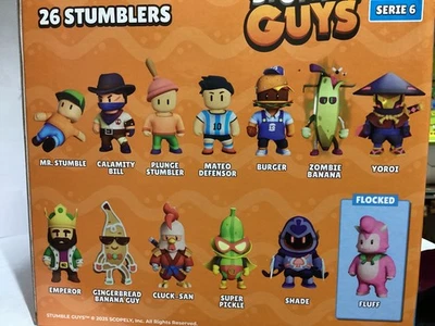 STUMBLE GUYS 3D MINIFIGURES SERIE 6 scegli dal menu', nuovi DIRAMIX