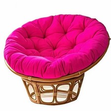 Round 50cm Padded Seat Cushion Egg Shape Chair Pad Multifunctional Hanging Chair