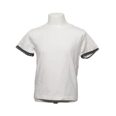 Zara, T-shirt, Größe: 122, Weiß, Baumwolle/Elasthan, Einfarbig, Mädchen #TZh