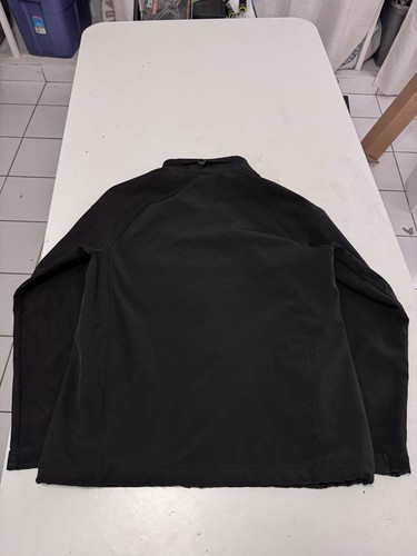 Tumi Black Fleece Lined T-Tech Travel Jacket Men's Size Medium - Picture 6 of 11