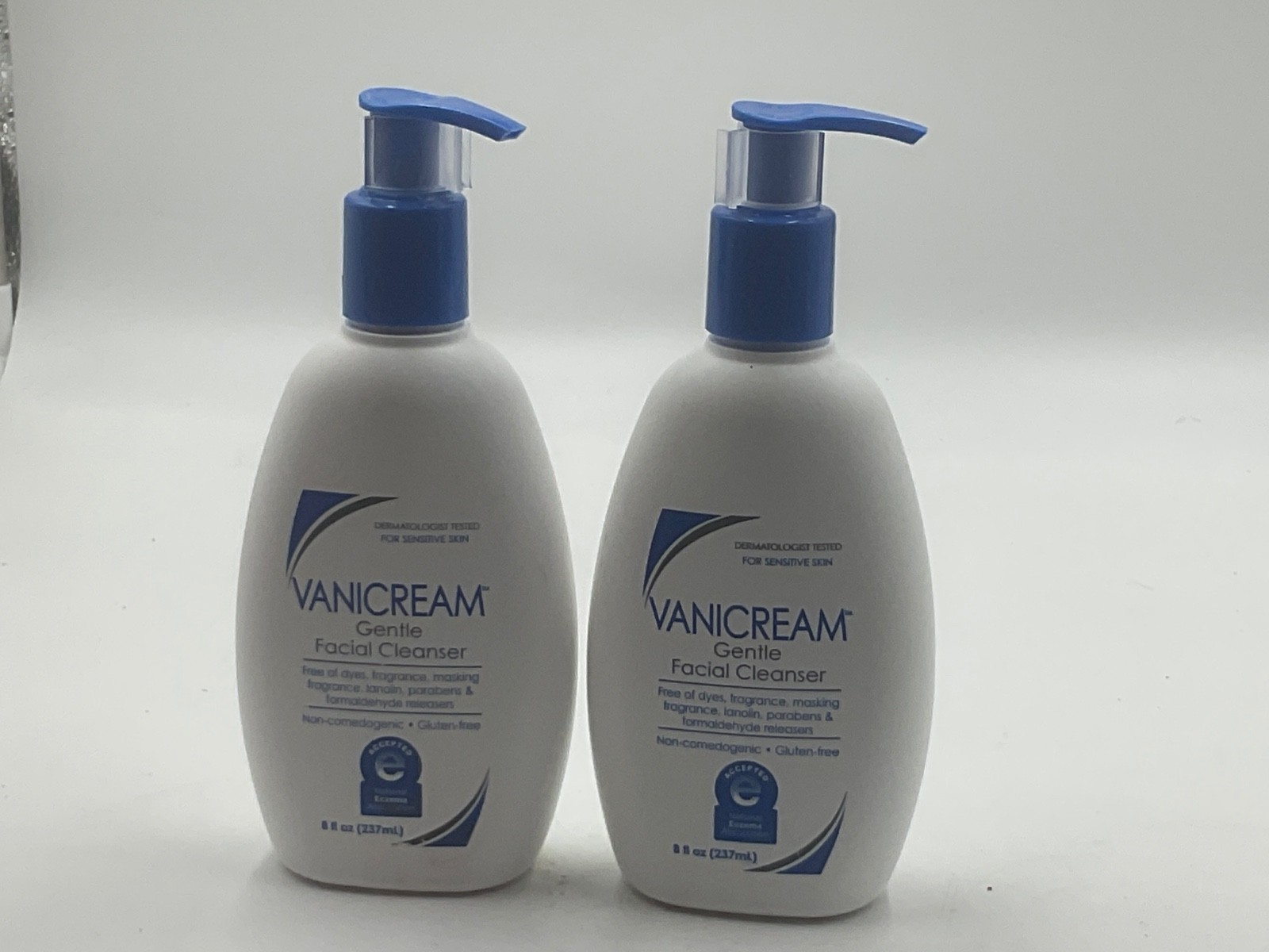 2x Vanicream Gentle Facial Cleanser, For Sensitive Skin, Fragrance-Free 8 fl oz