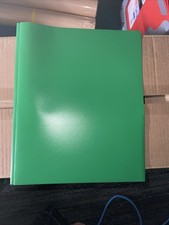 pen gear prong poly folder green 4pack 2 Pockets