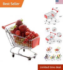 Mini Shopping Cart for Kids, Grocery Store Pretend Play for Toddler Supermark...