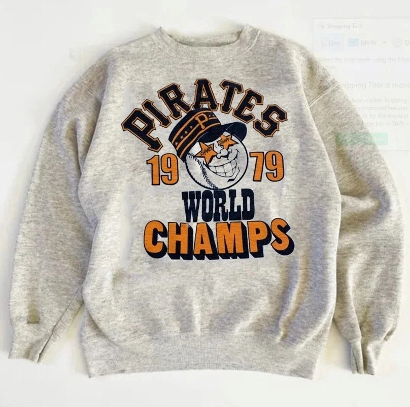 Chemise à Capuche Manches Longues Pittsburgh Pirates – MLB, Neuve, Taille 2XL