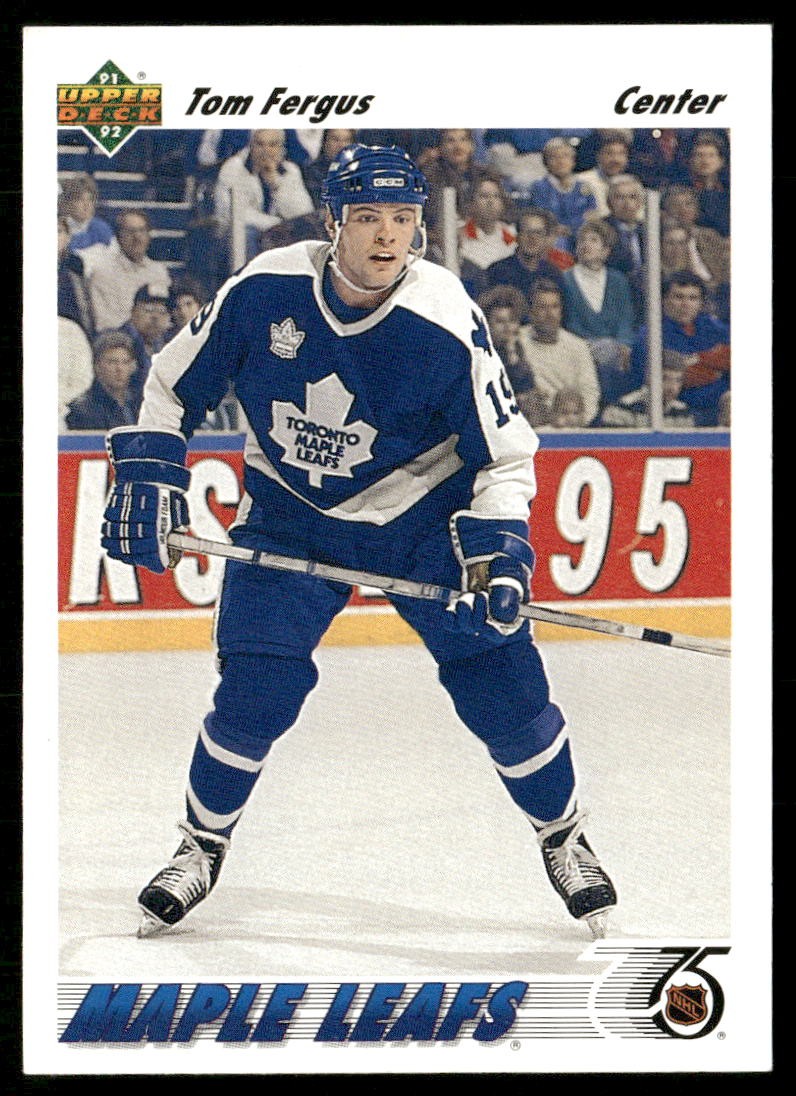 Tom Fergus 1991 Upper Deck French 384  Base NM