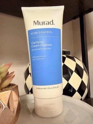 Murad Acne Control Clarifying Cream Cleanser Salicylic Acid 200mL Hydrating Face