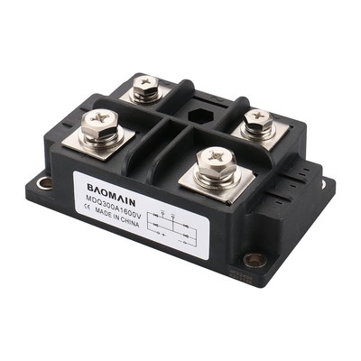 Baomain Bridge Rectifier MDQ-300A Full Wave Diode Module Single Phase 300A... 
