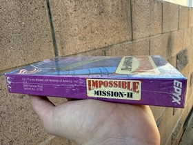 MISSION IMPOSSIBLE 2 1987 EPYX S.E.I. NES CASE (6 Copies) SEALED