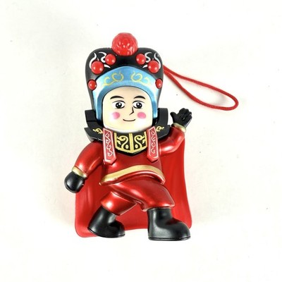 Chinese Sichuan Opera Face Changing Doll 4 Faces Hanging Ornament Car Mirror
