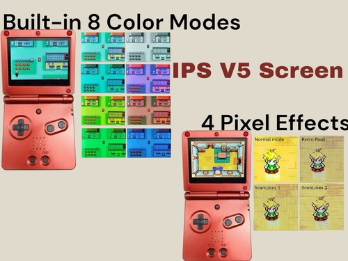 Limited Edition Matcha Gameboy Advance SP Gaming Console IPS V2/V5 & USB C Mod - Picture 12 of 12