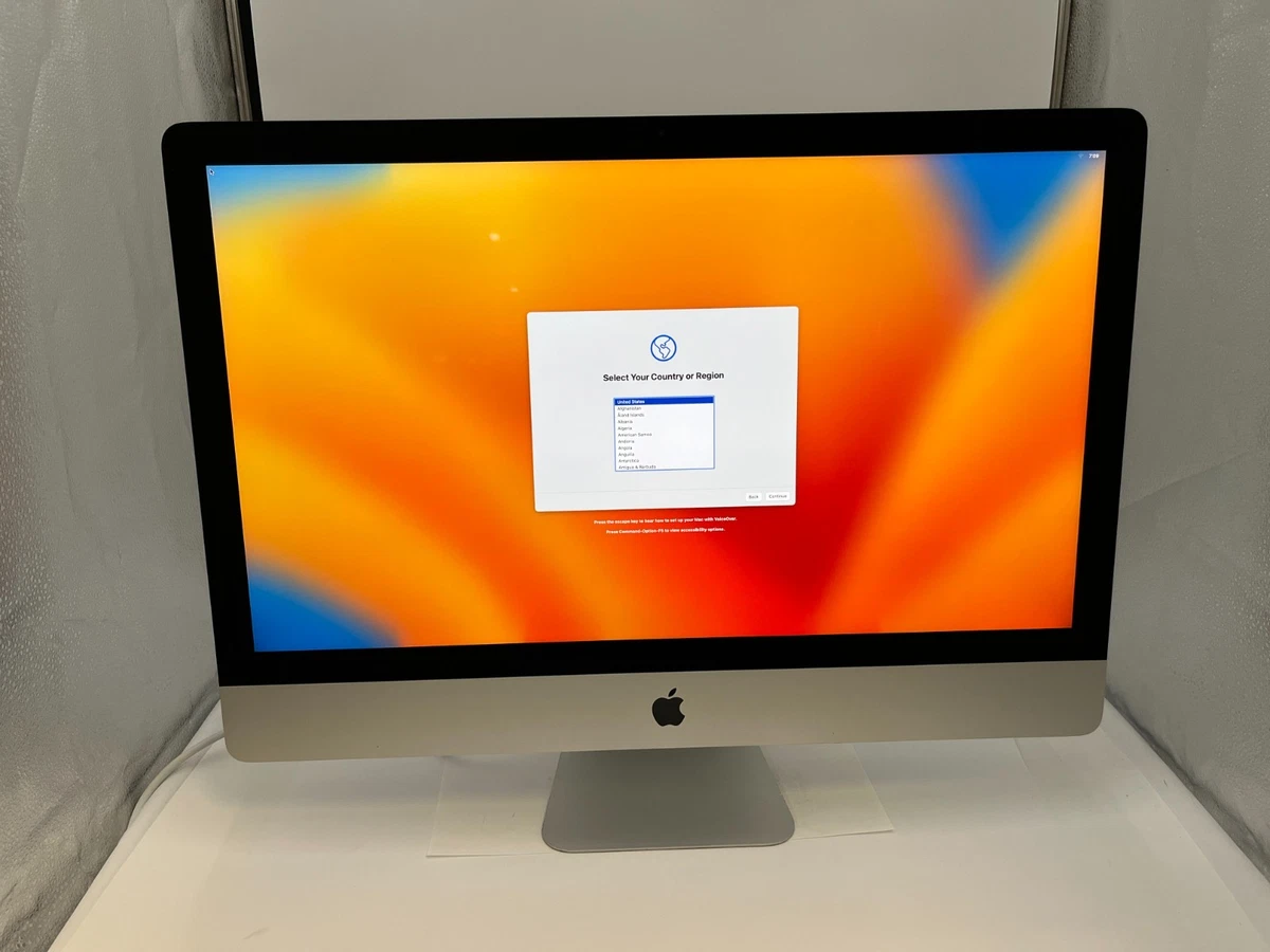 Apple iMac 2017 Release Year Apple All-in-Ones-In - One Computers 