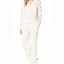 Splendid Blush Velvet Lounge Pajama Set - Size Small