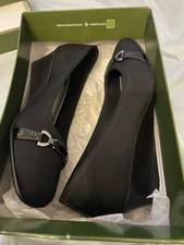 Coach and Four black wedge women’s CF Ginny shoes size 7.5