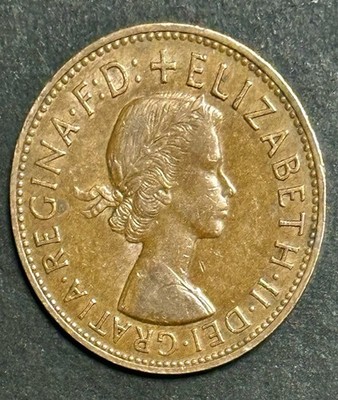 ★NGC★1965 MS63 イギリス 銅貨 ペニー 鑑定 希少 1965 One Penny Elizabeth II Coin DEI.GRATIA.REGINA.F:D:+#206A | eBay