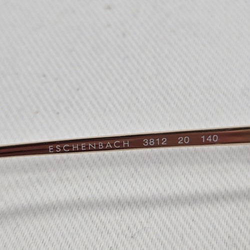 Eschenbach Titanflex Eyeglass Frames Gold Rectangular Nickel Free Japan New - Picture 4 of 12