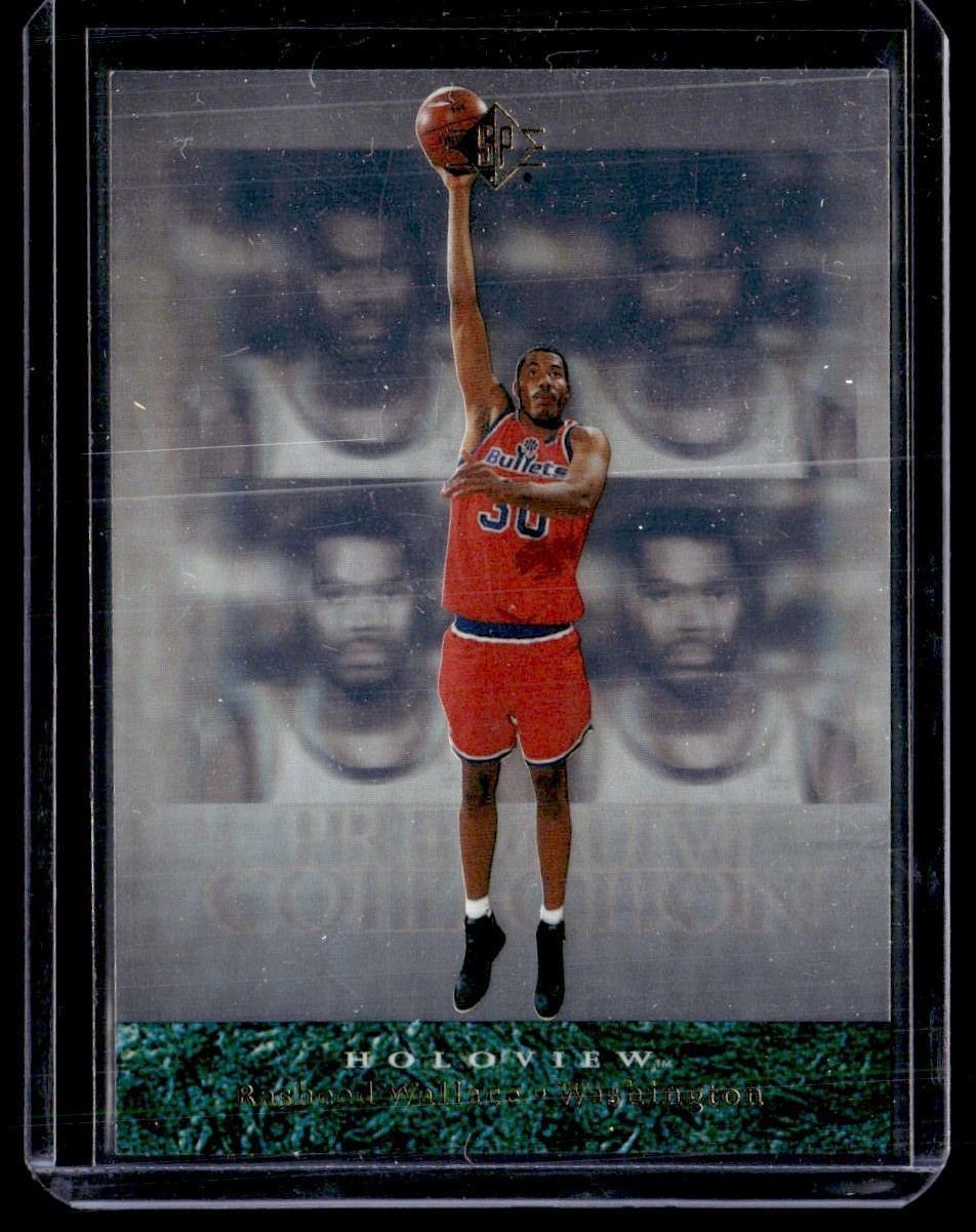 1995-96 SP Holoview Premium Collection Rasheed Wallace RC #40