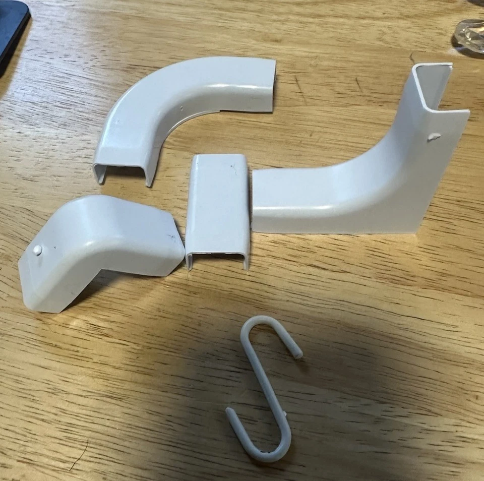 Baby & Child Restoration Hardware Crystal Prisms Mini Chandelier White 3 Arm - Image 4 of 4