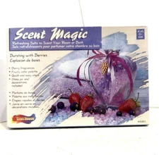 Scent Magic Beauty Salts Kit Fragrance Berries Jar Bath Spa Aromatherapy