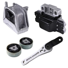 NEW For Volkswagen Jetta 2.5L 2006-10 Motor Mounts Auto Transmission Mount Kit