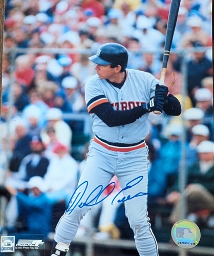 Darrell Evans Detroit Tigers AUTOGRAPH 8x10 PHOTO SIGNED 1984 WORLD CHAMPS - Picture 1 of 1