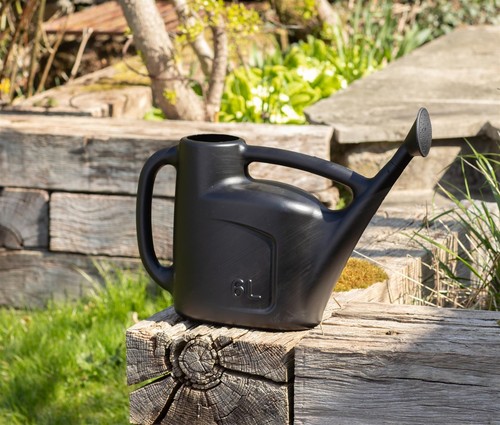 Hardys Watering Can with Detachable Rose Head, Black, 6 Litre Size - Picture 4 of 9