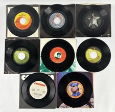 Beatles & Solo 45 RPM Vinyl Record Lot of 8 Paul McCartney George Harrison Ringo