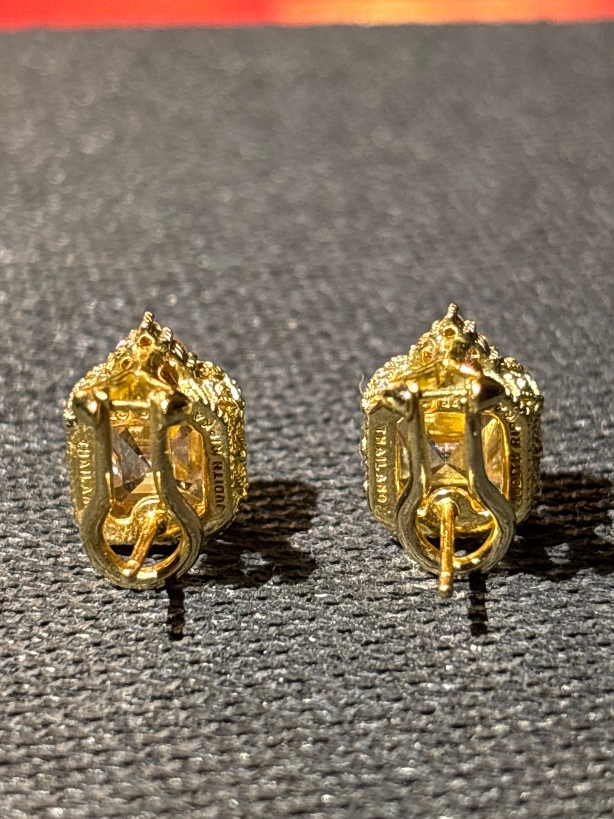 JUDITH RIPKA 14K Gold Plated Sterling Silver Cubic Zirconia EARRINGS