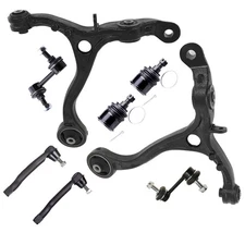 8x Front Tie Rod End Lower Control Arm Sway Bar For 09-12 Honda	Accord Acura TSX