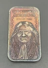 The Great Indian Chief Geronimo 20g Silver Art Bar - The Silver Mint .999 Fine