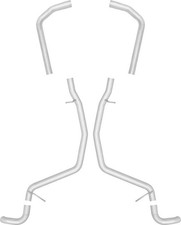 Flowmaster; 1959-64 Chevrolet Impala/Bel Air/Biscayne; V8; 2.5" Crossmember-Back