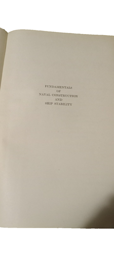 "GRUNDLAGEN DES MARINEAUFBAUS & DER STABILITÄT" 1953 Hardcover Buch - Bild 4 von 4